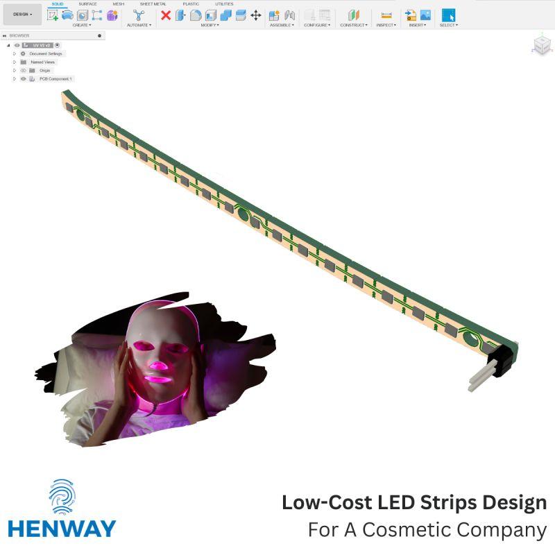 LED Strips Design for a Cosmetic Company