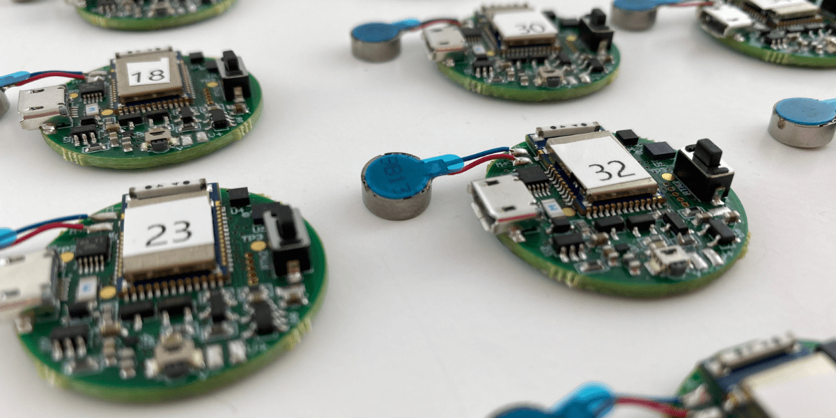 Embedded firmware engineer testing a custom circuit board
